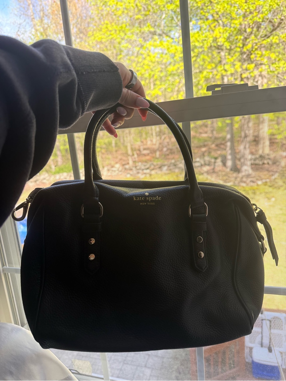 kate spade Pebbled Leather Satchel
